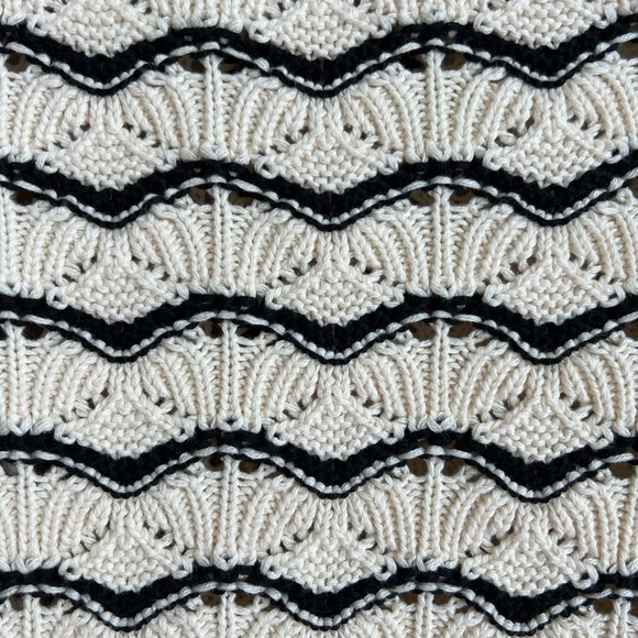 ZARA Girl Open Knit Cardigan with Scalloped Detail Size 4-5 - Picture 9 of 9